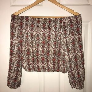 Paisley Crop Top